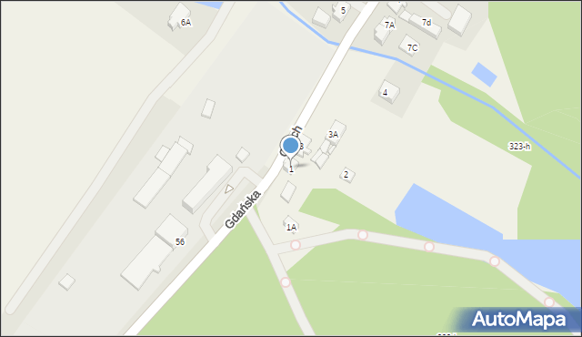 Osuch, Osuch, 1, mapa Osuch
