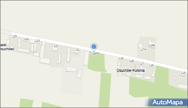 Osuchów, Osuchów, 120, mapa Osuchów