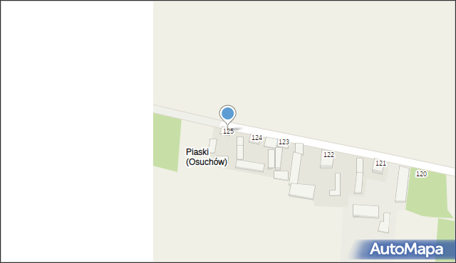 Osuchów, Osuchów, 125, mapa Osuchów
