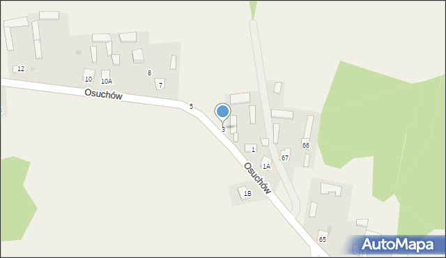 Osuchów, Osuchów, 3, mapa Osuchów