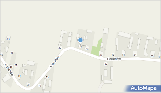 Osuchów, Osuchów, 76, mapa Osuchów