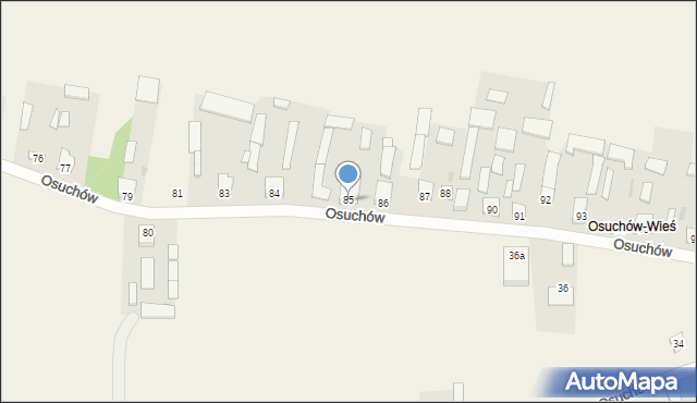 Osuchów, Osuchów, 85, mapa Osuchów