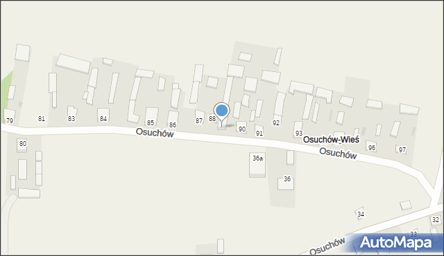 Osuchów, Osuchów, 89, mapa Osuchów
