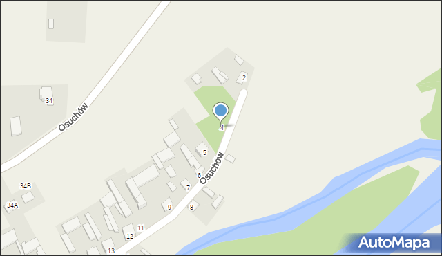 Osuchów, Osuchów, 4, mapa Osuchów
