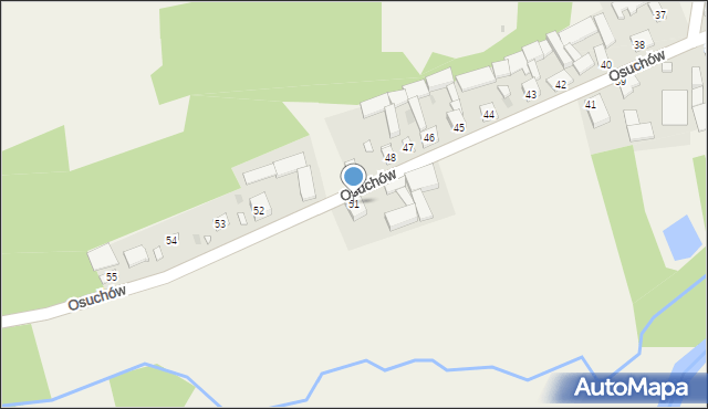 Osuchów, Osuchów, 51, mapa Osuchów