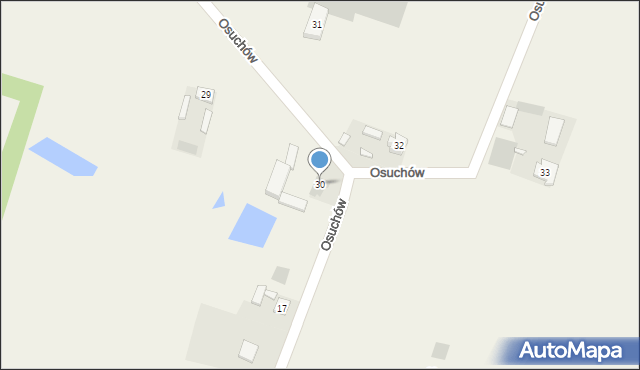 Osuchów, Osuchów, 30, mapa Osuchów