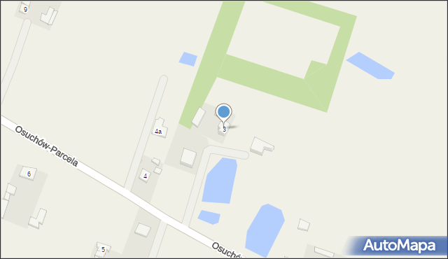 Osuchów, Osuchów-Parcela, 3, mapa Osuchów