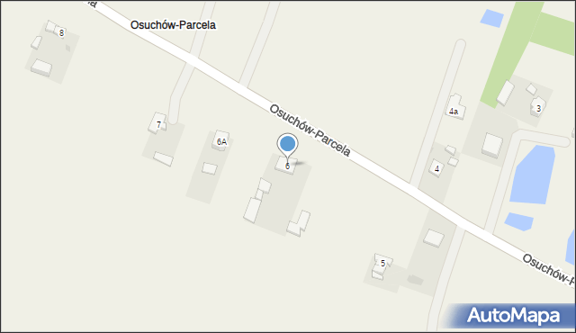 Osuchów, Osuchów-Parcela, 6, mapa Osuchów