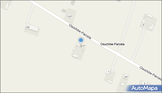 Osuchów, Osuchów-Parcela, 8, mapa Osuchów