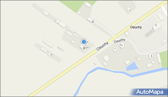 Osuchy, Osuchy, 36, mapa Osuchy