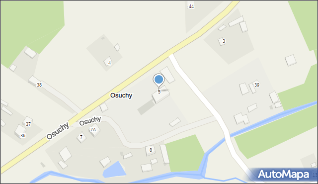 Osuchy, Osuchy, 5, mapa Osuchy