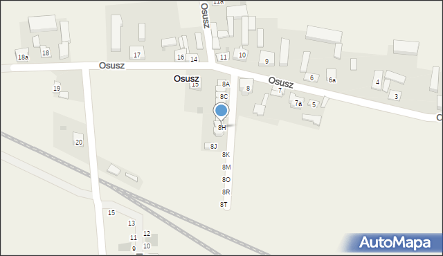 Osusz, Osusz, 8H, mapa Osusz