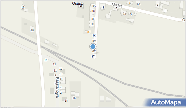 Osusz, Osusz, 8S, mapa Osusz