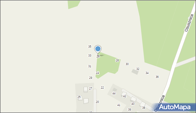 Osusznica, Osusznica, 26, mapa Osusznica