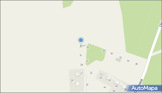 Osusznica, Osusznica, 33, mapa Osusznica