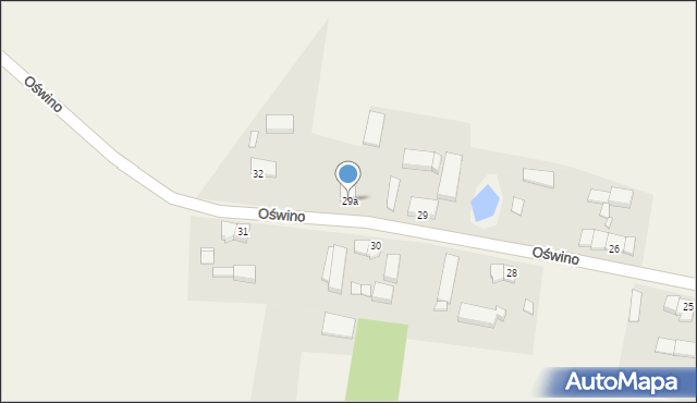 Oświno, Oświno, 29a, mapa Oświno
