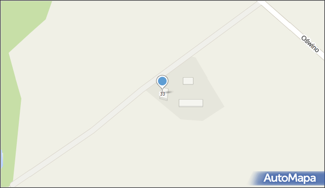 Oświno, Oświno, 33, mapa Oświno