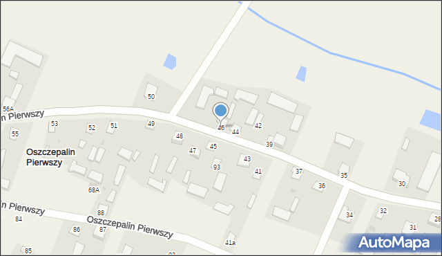 Oszczepalin Pierwszy, Oszczepalin Pierwszy, 46, mapa Oszczepalin Pierwszy