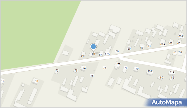 Oszczepalin Pierwszy, Oszczepalin Pierwszy, 68, mapa Oszczepalin Pierwszy