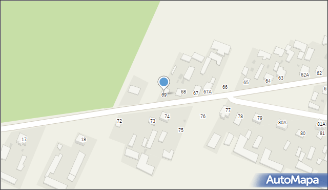 Oszczepalin Pierwszy, Oszczepalin Pierwszy, 69, mapa Oszczepalin Pierwszy