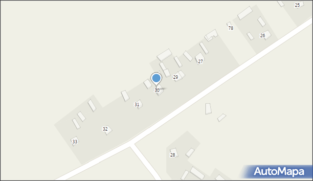 Oszczów, Oszczów, 30, mapa Oszczów