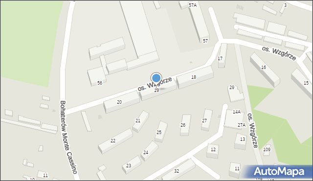 Ożarów, Osiedle Wzgórze, 19, mapa Ożarów