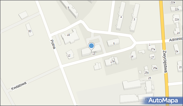 Piecki, Osiedle Lawendowe, 19, mapa Piecki