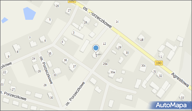 Piekary, Osiedle Porzeczkowe, 2, mapa Piekary