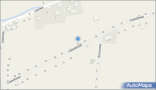 Pierwoszów, Osiedlowa, 32, mapa Pierwoszów