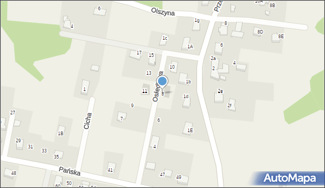 Pisarzowice, Osiedlowa, 8, mapa Pisarzowice