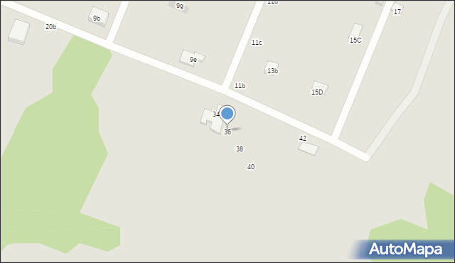 Płock, Ośnicka, 36, mapa Płock
