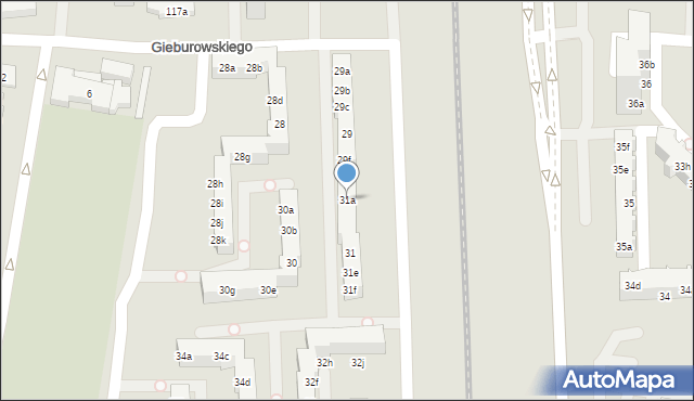 Poznań, Osiedle Króla Bolesława Chrobrego, 31a, mapa Poznania