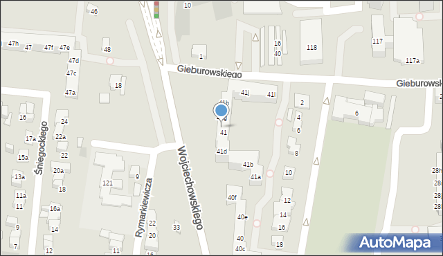 Poznań, Osiedle Króla Bolesława Chrobrego, 41f, mapa Poznania