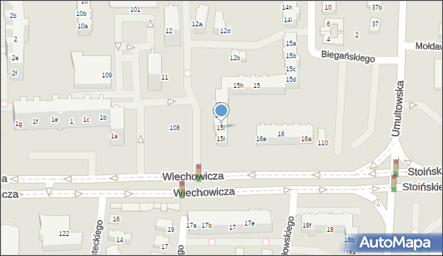 Poznań, Osiedle Bolesława Śmiałego, 15l, mapa Poznania