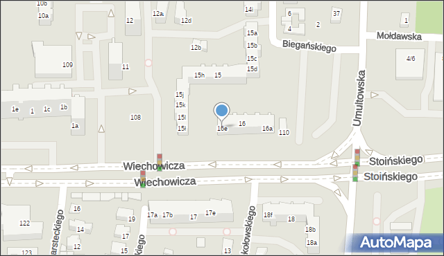 Poznań, Osiedle Bolesława Śmiałego, 16e, mapa Poznania