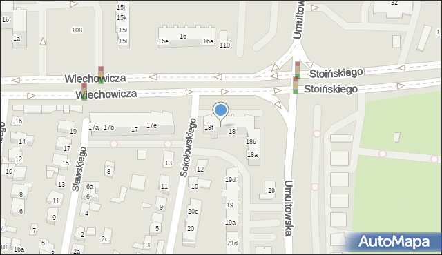 Poznań, Osiedle Bolesława Śmiałego, 18e, mapa Poznania