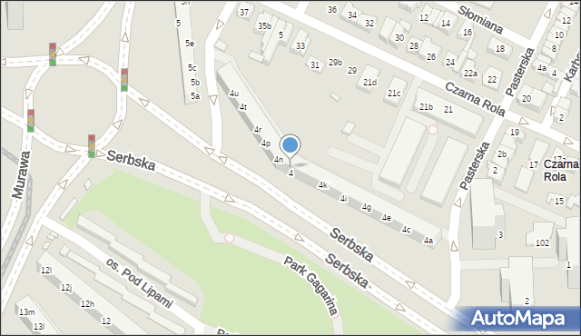 Poznań, Osiedle Kosmonautów, 4m, mapa Poznania
