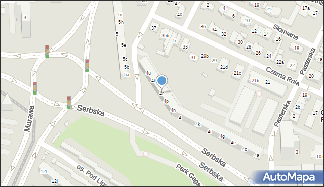 Poznań, Osiedle Kosmonautów, 4r, mapa Poznania