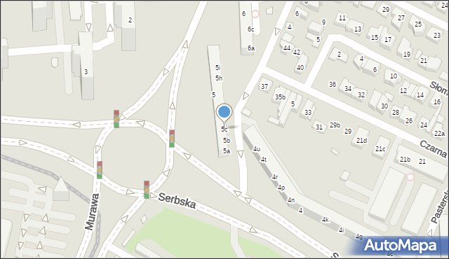 Poznań, Osiedle Kosmonautów, 5c, mapa Poznania
