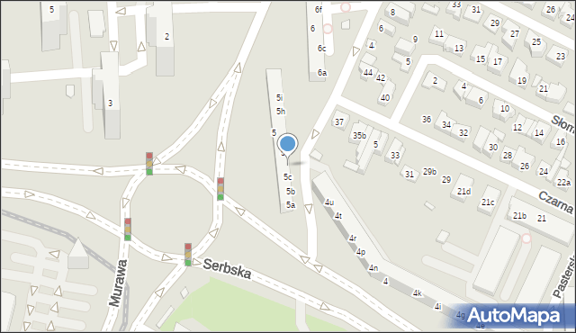 Poznań, Osiedle Kosmonautów, 5d, mapa Poznania