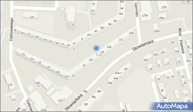 Poznań, Osiedle Przyjaźni, 10g, mapa Poznania