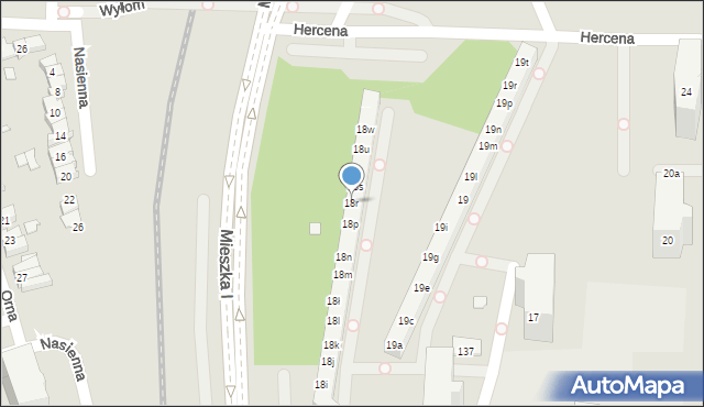 Poznań, Osiedle Przyjaźni, 18r, mapa Poznania