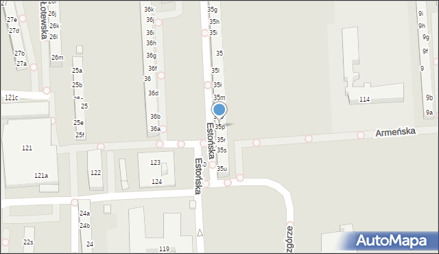 Poznań, Osiedle Wichrowe Wzgórze, 35p, mapa Poznania