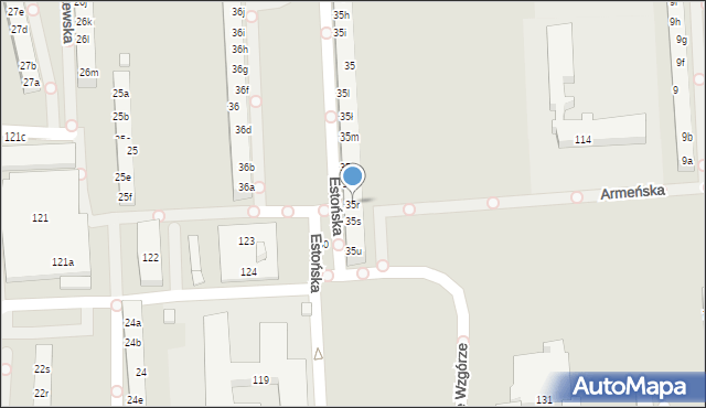 Poznań, Osiedle Wichrowe Wzgórze, 35r, mapa Poznania