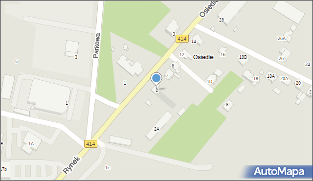 Prószków, Osiedle, 2, mapa Prószków