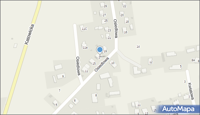 Pruchna, Osiedlowa, 17, mapa Pruchna