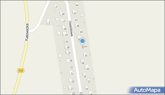 Pruchna, Osiedlowa, 32, mapa Pruchna