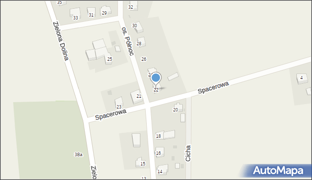 Przechlewo, Osiedle Północ, 22, mapa Przechlewo