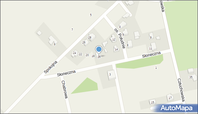 Przechlewo, Osiedle Południe, 16, mapa Przechlewo