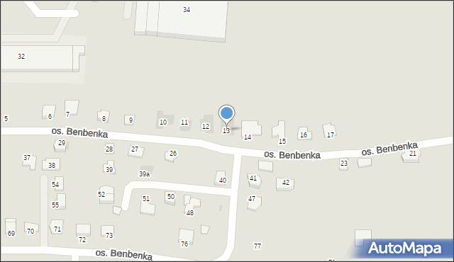 Przeworsk, Osiedle Benbenka Józefa, 13, mapa Przeworsk